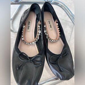 Miu Miu Ballerina Flats Shoes